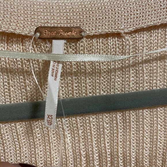 Free People Game On Cardigan Size XS NWT - Picture 3 of 7